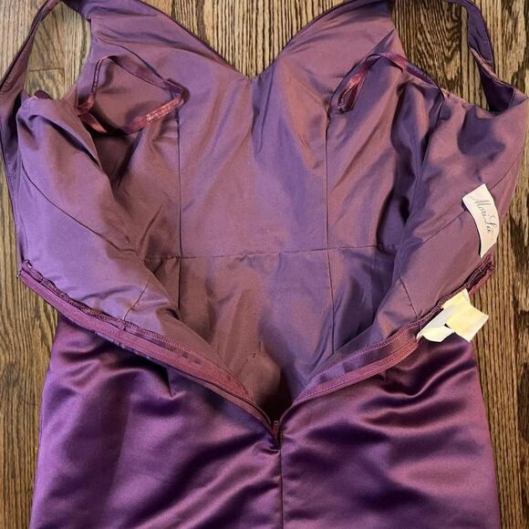 Purple dress with rhinestone detail - Picture 5 of 5